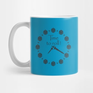 D&D clock - time to roll Mug